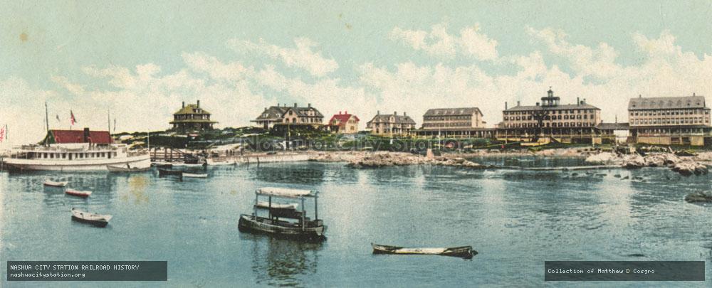 Postcard: Appledore Hotel and Landing, Isles of Shoals, New Hampshire